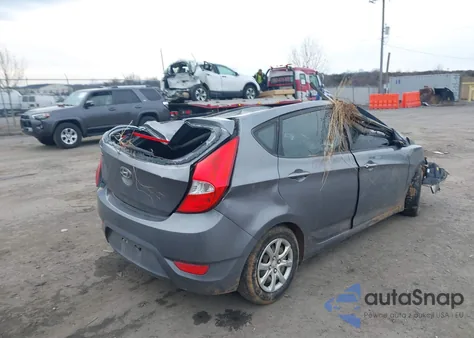 2014 Hyundai Accent Gs z USA, uszkodzony, nr VIN KMHCT5AEXEU144484
